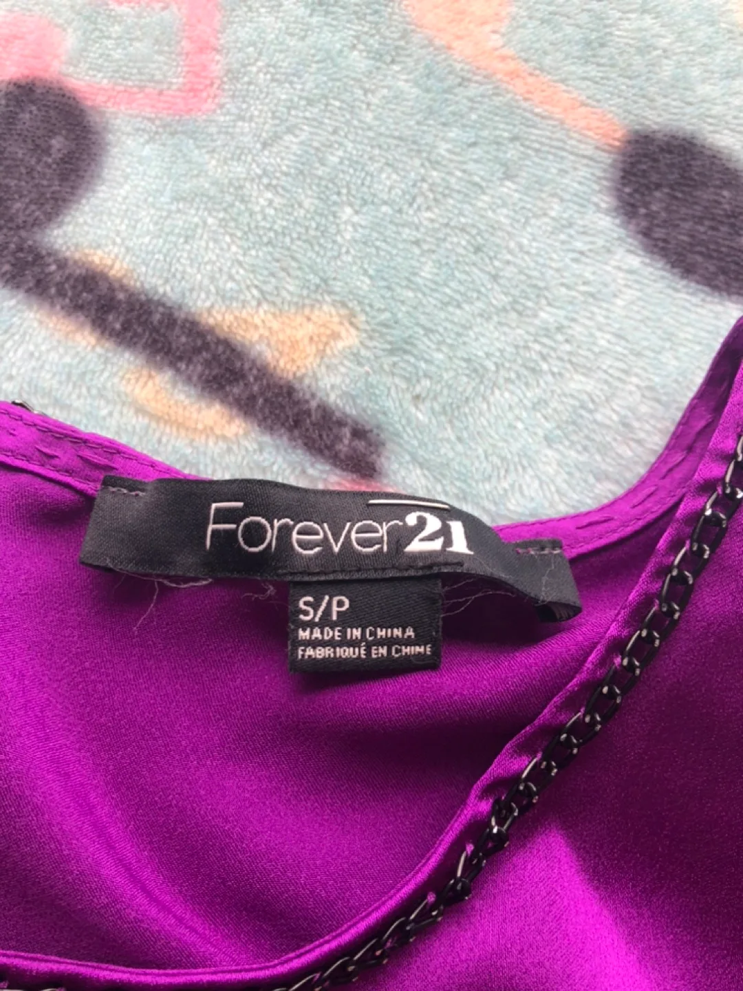 Forever 21 Purple and Black Two-Tone Dress image indicator(2)
