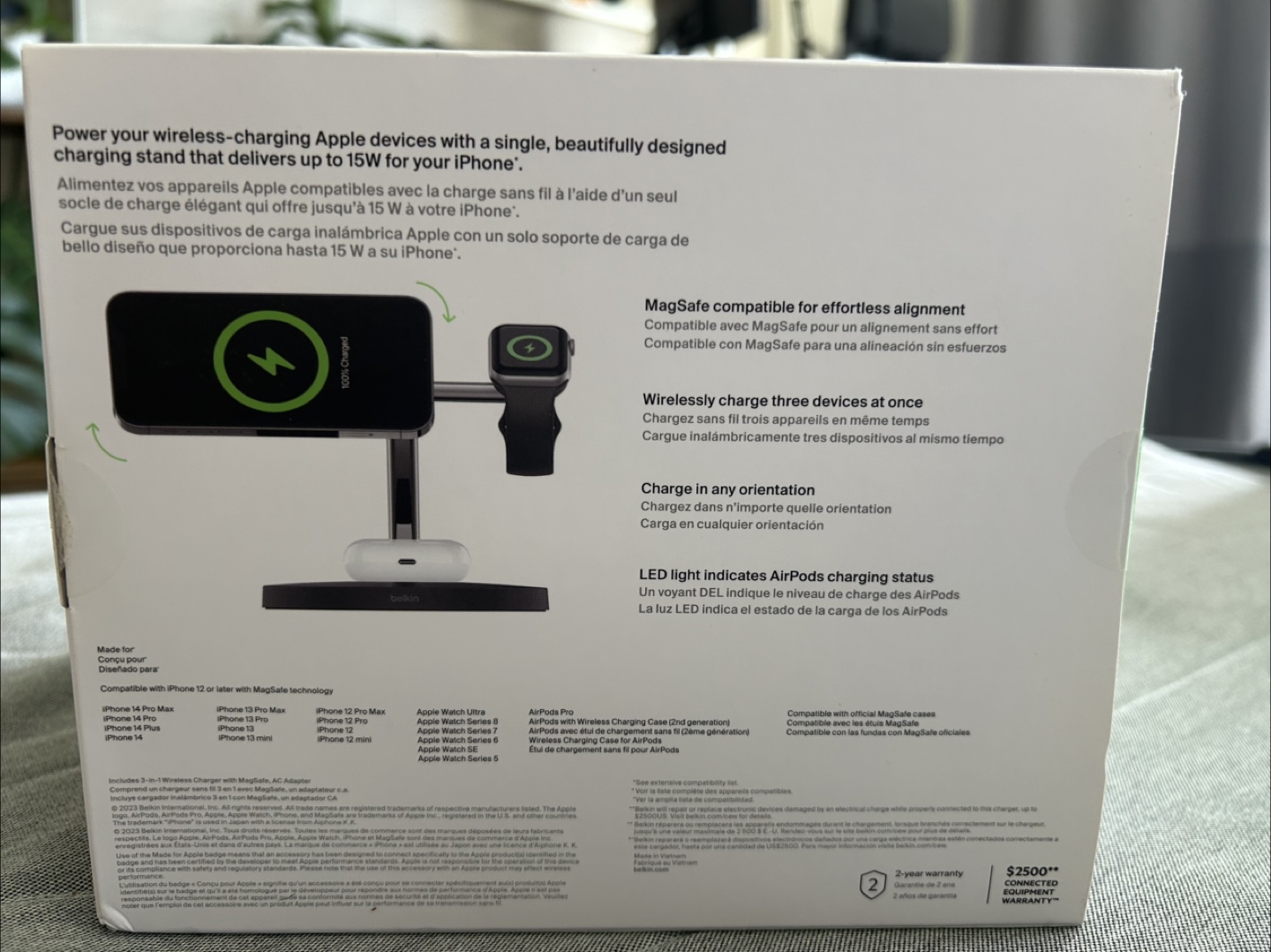 Belkin BoostCharge Pro 3-in-1 Wireless Charger with MagSafe - photo 3