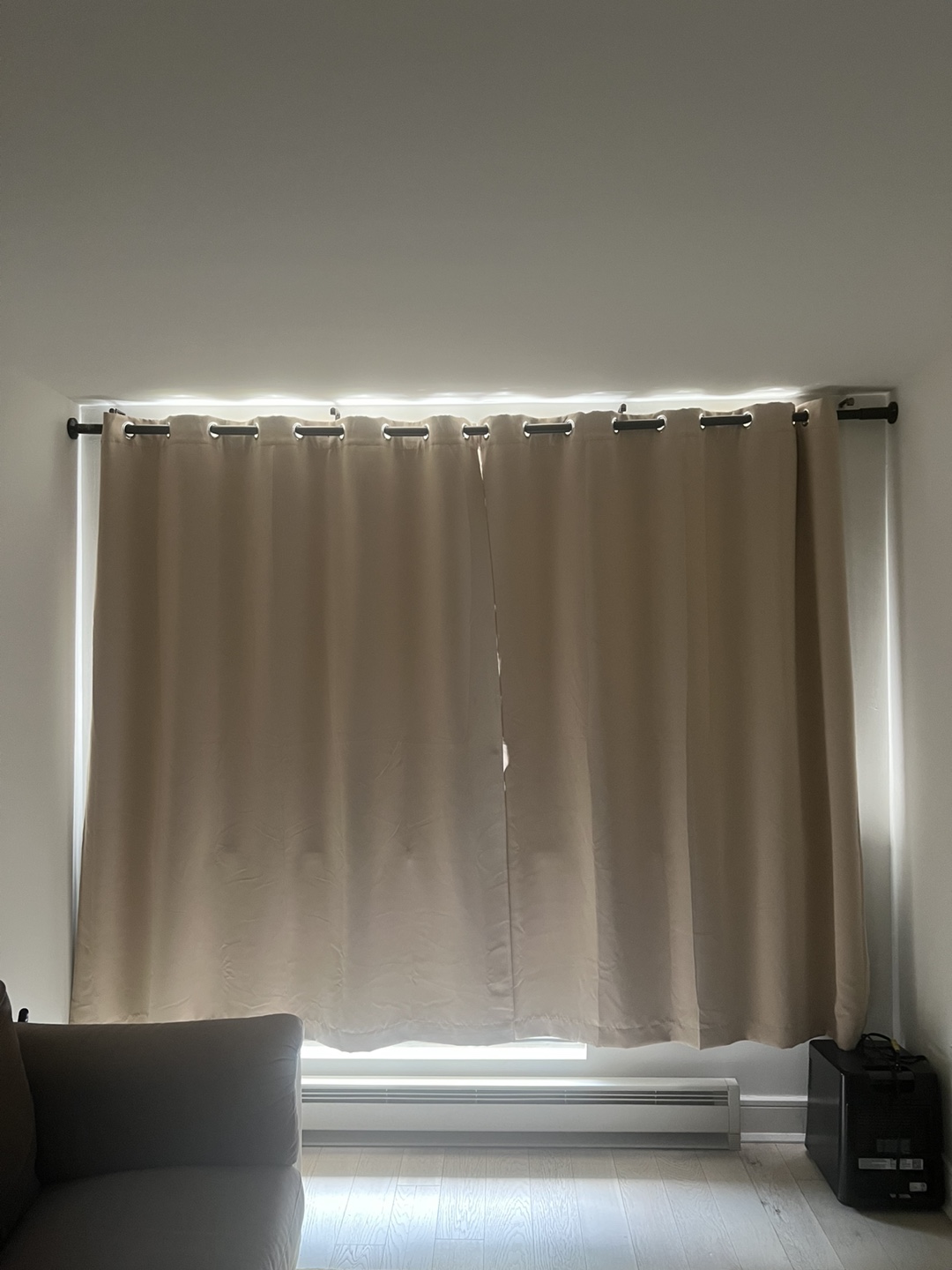 NICETOWN Beige Blackout Curtains 70"W x 84"L - photo 2