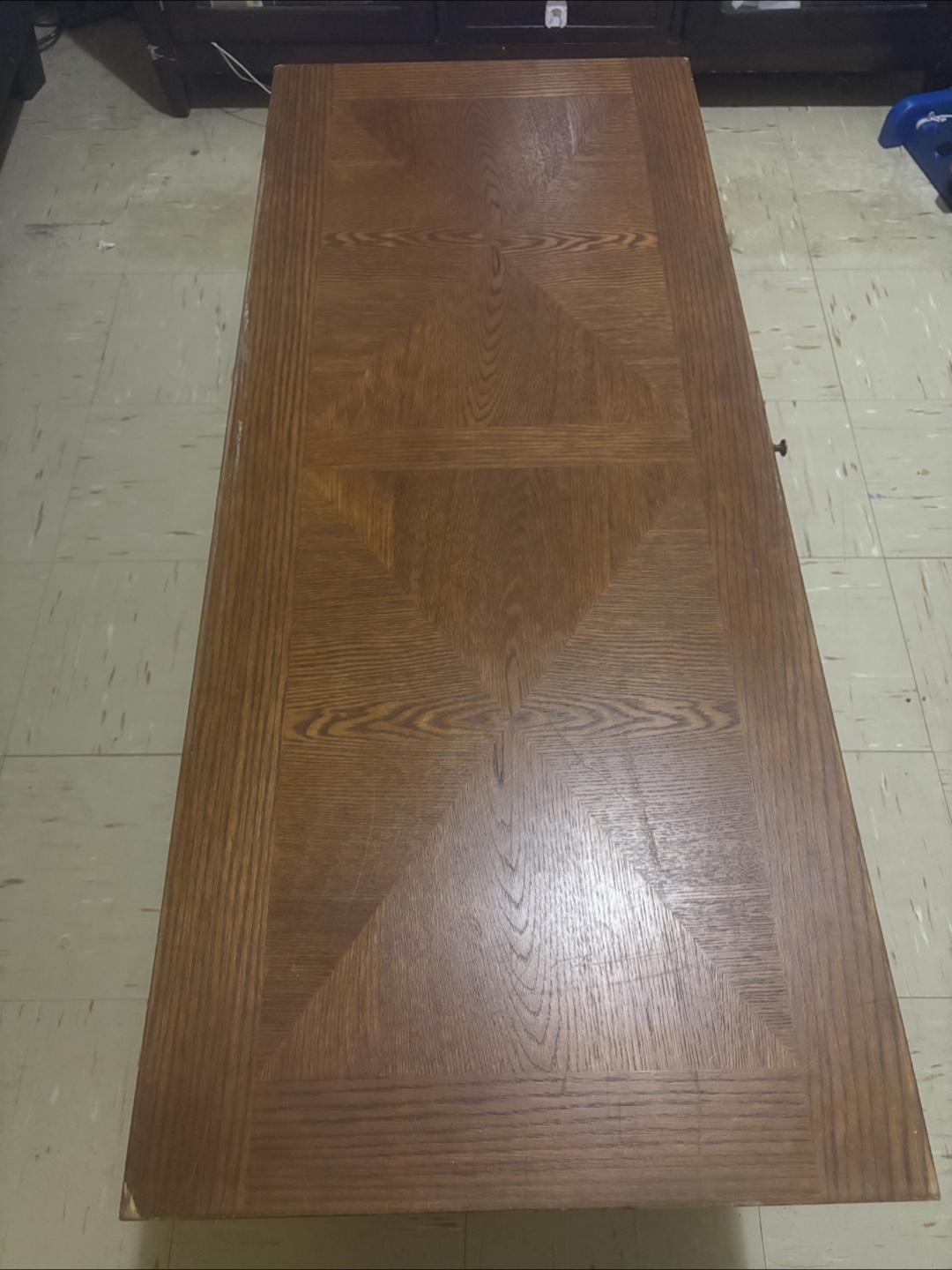 Brown Wooden Lift-Top Coffee Table - photo 5