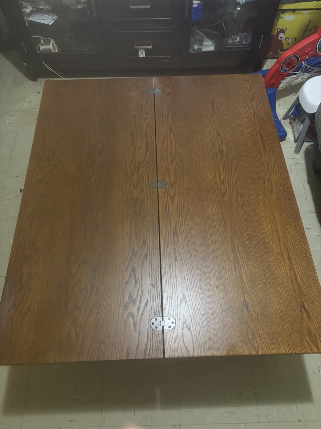 Brown Wooden Lift-Top Coffee Table - photo 4