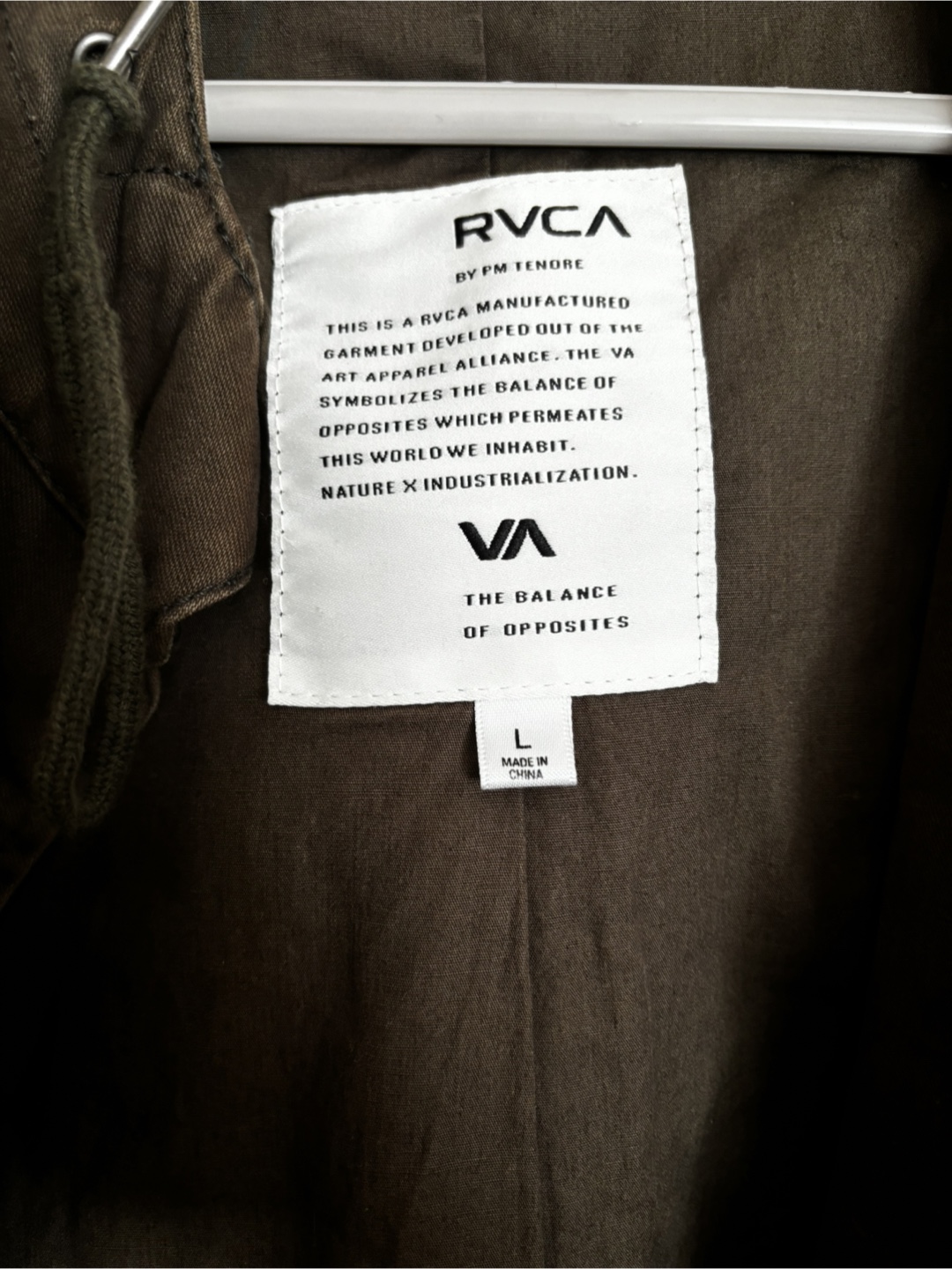Vintage RVCA green jacket - photo 3
