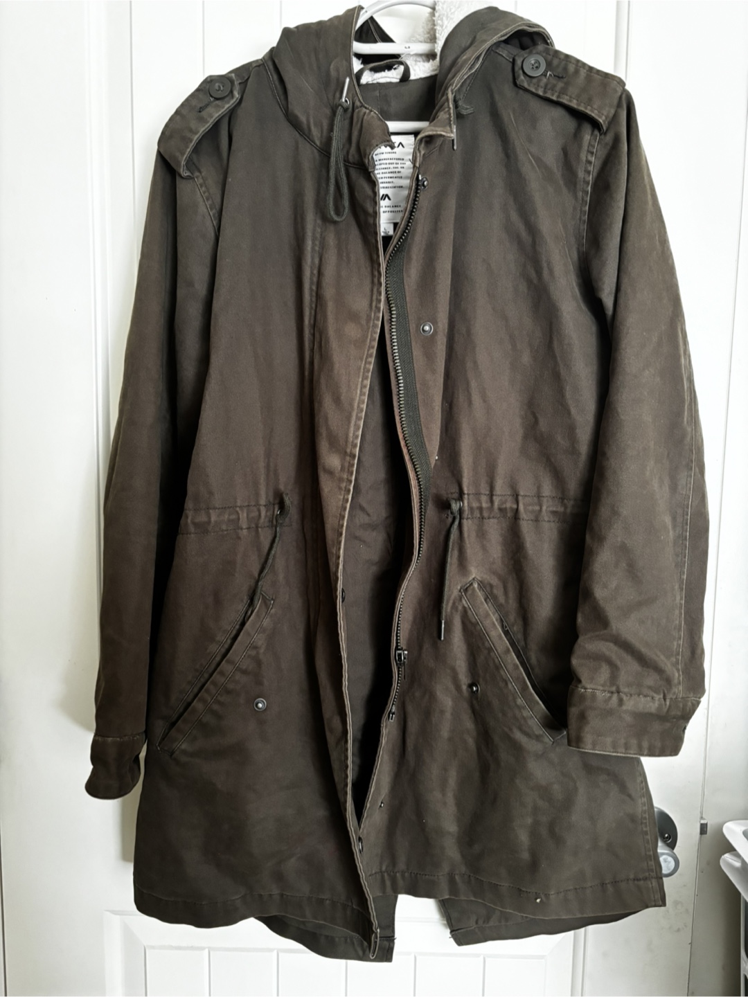 Vintage RVCA green jacket