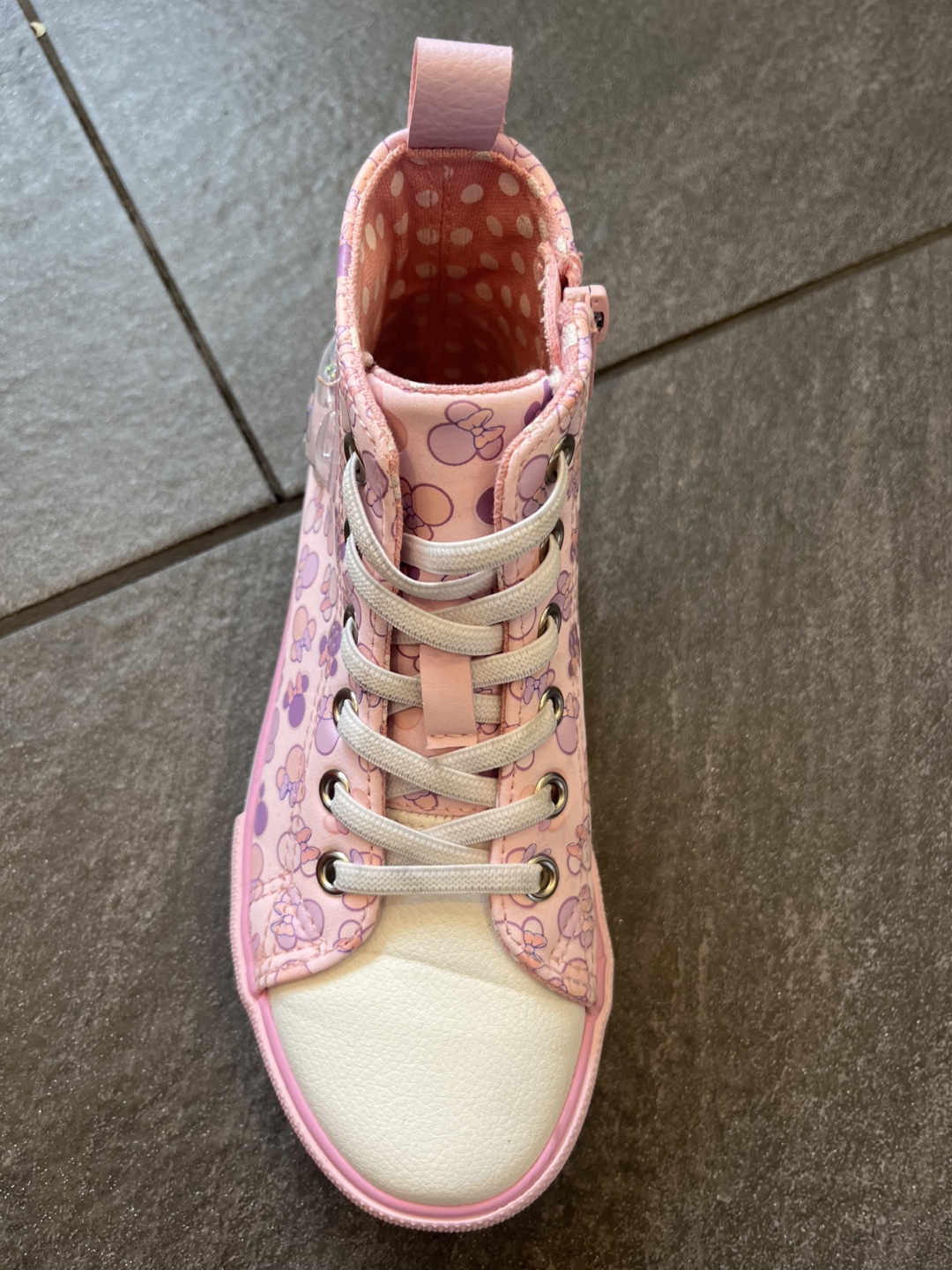 Minnie Mouse Girls' High-Top Sneakers Size 1 Kids - photo 4