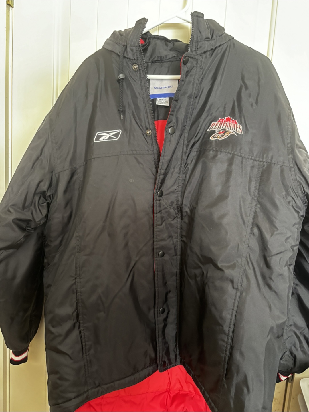 Vintage reebok ottawa renegades jacket