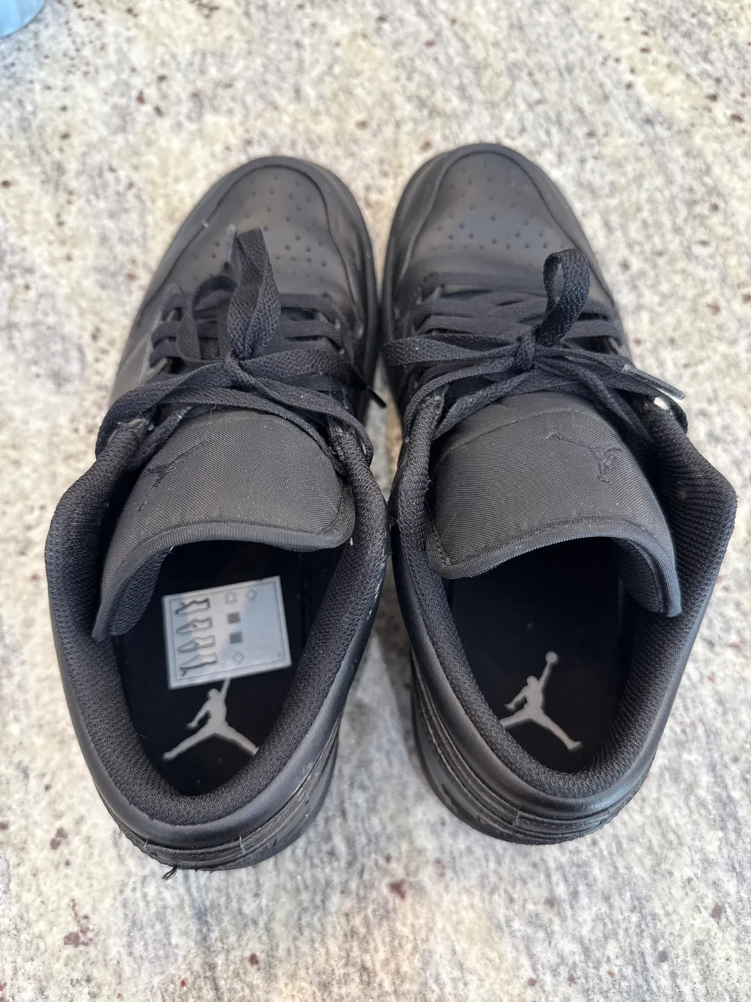 Air Jordan 1 Low Black Sneakers image indicator(5)
