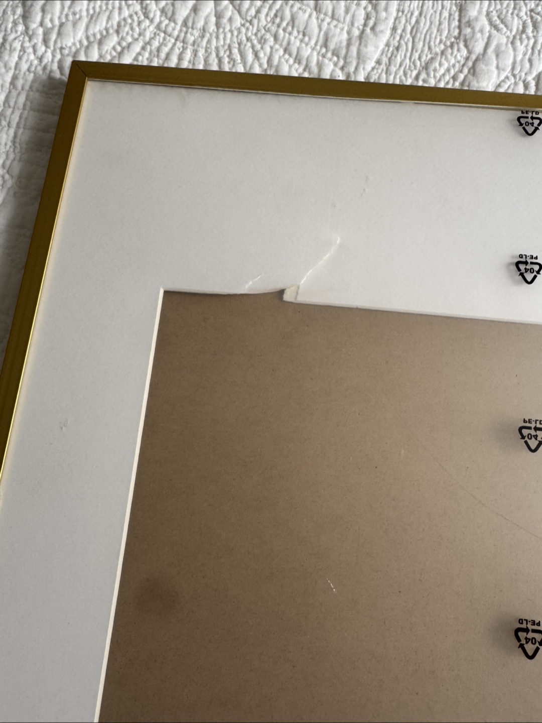 Free - 2 Lomviken Gold Frames w/ mat (36x25”)