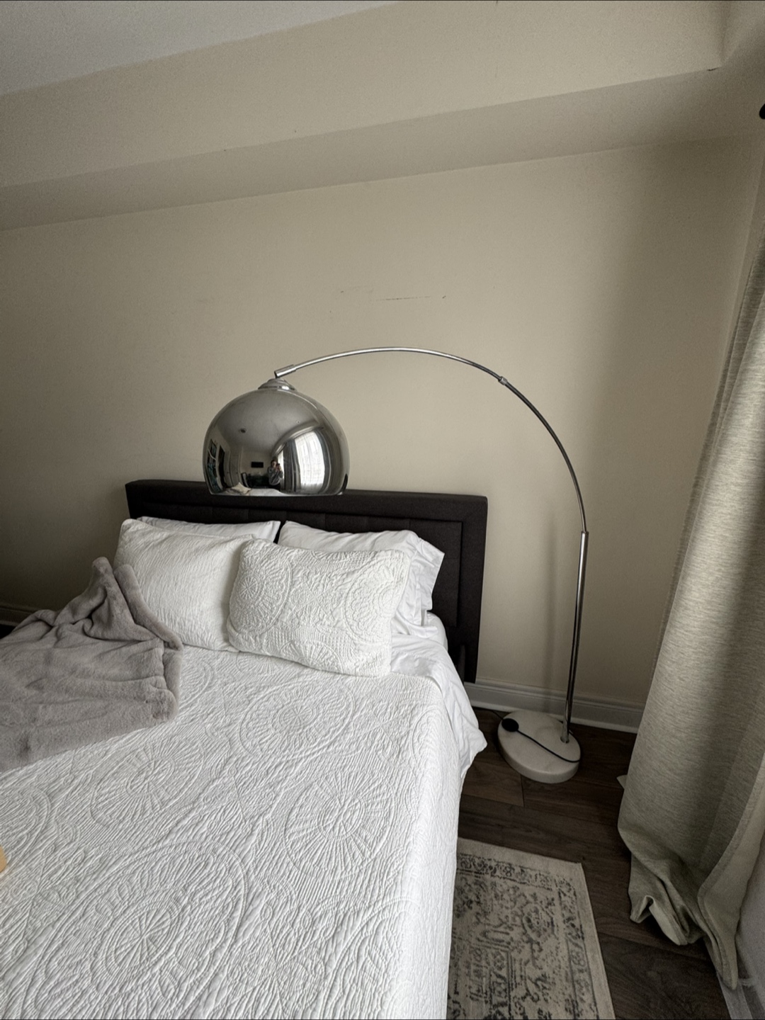 Free- Floor lamp with marble base