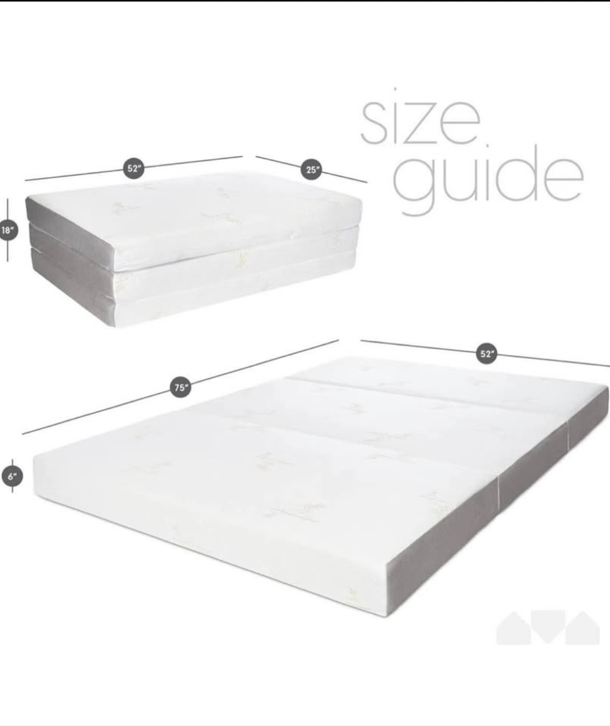 Tri-fold Firm Mattress - photo 3