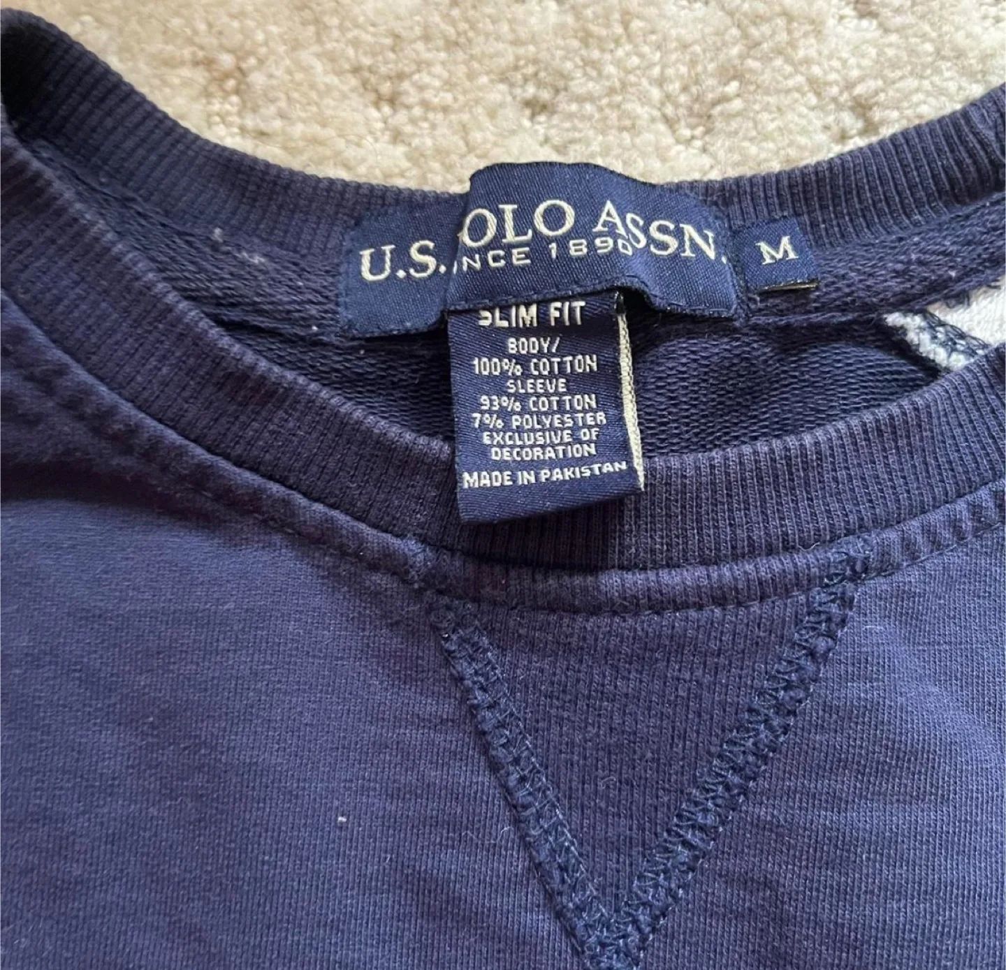 Vintage 90’s polo crewneck image indicator(3)