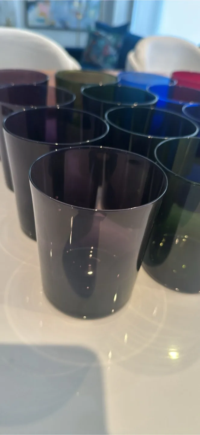 Set of 16 Jewel-toned Glasses * Pier 1 Imports image indicator(6)