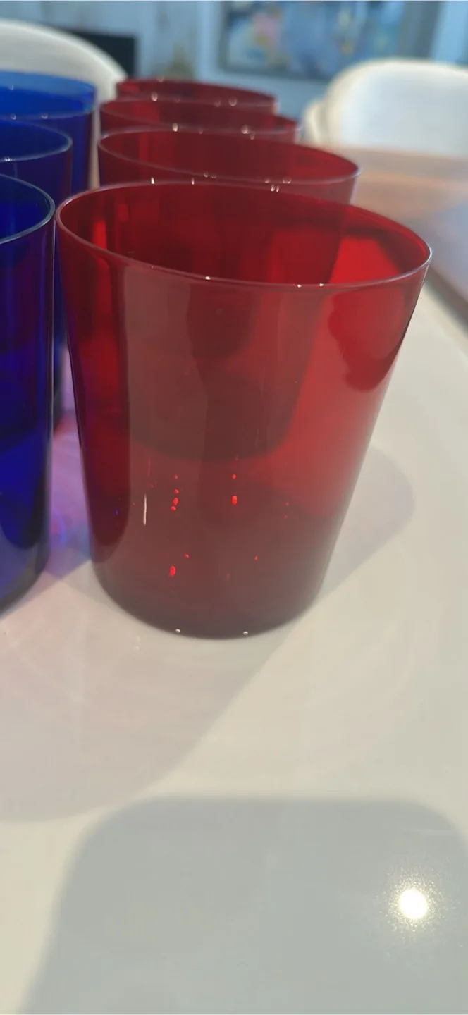 Set of 16 Jewel-toned Glasses * Pier 1 Imports image indicator(2)