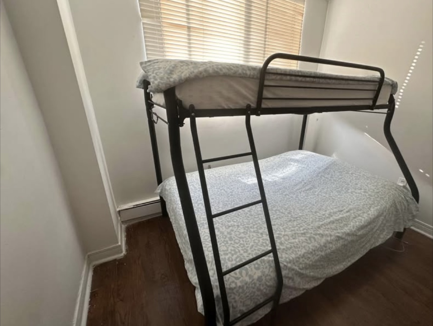 Black Metal Bunk Bed Frame - photo 3