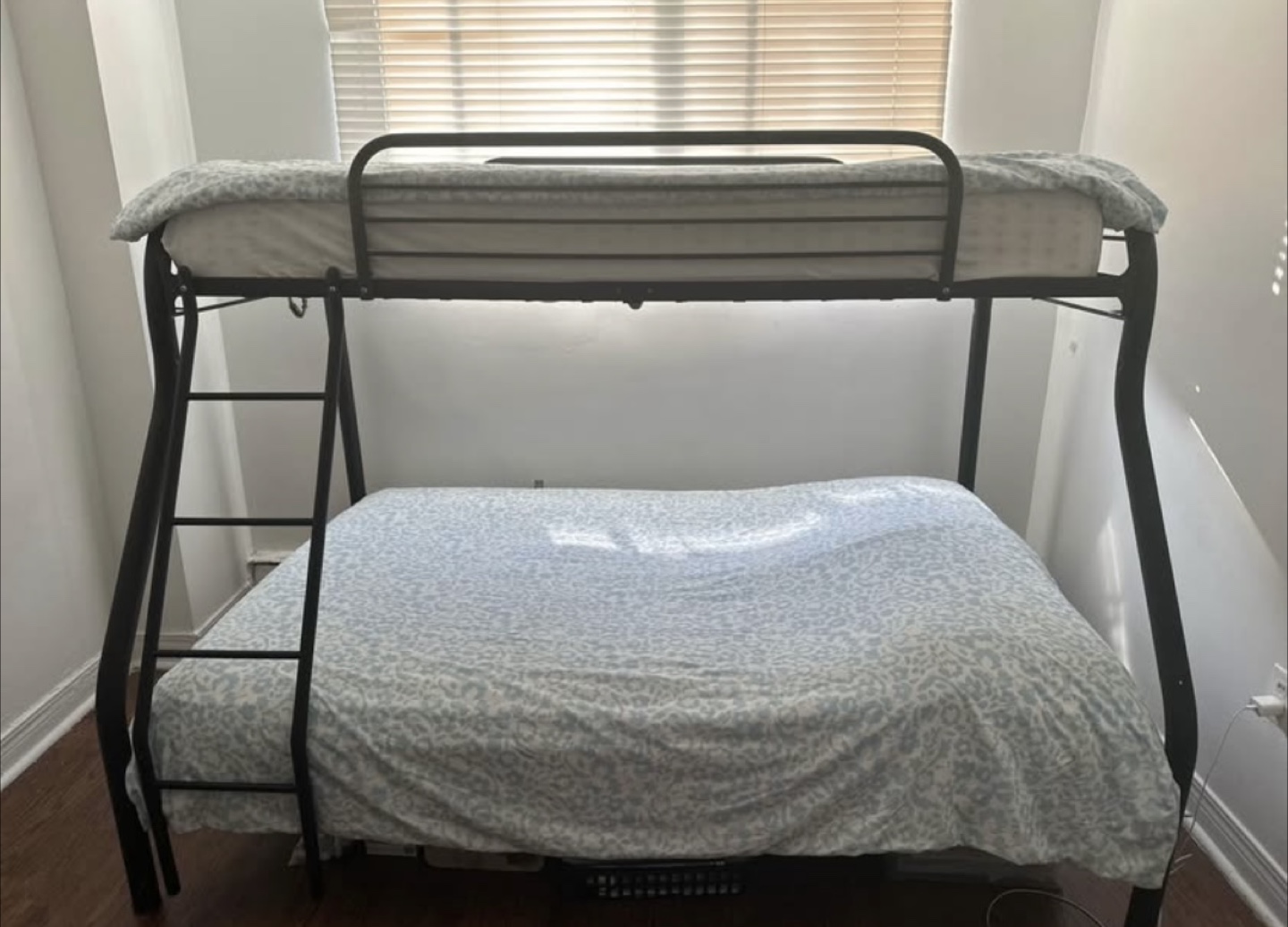 Black Metal Bunk Bed Frame - photo 2