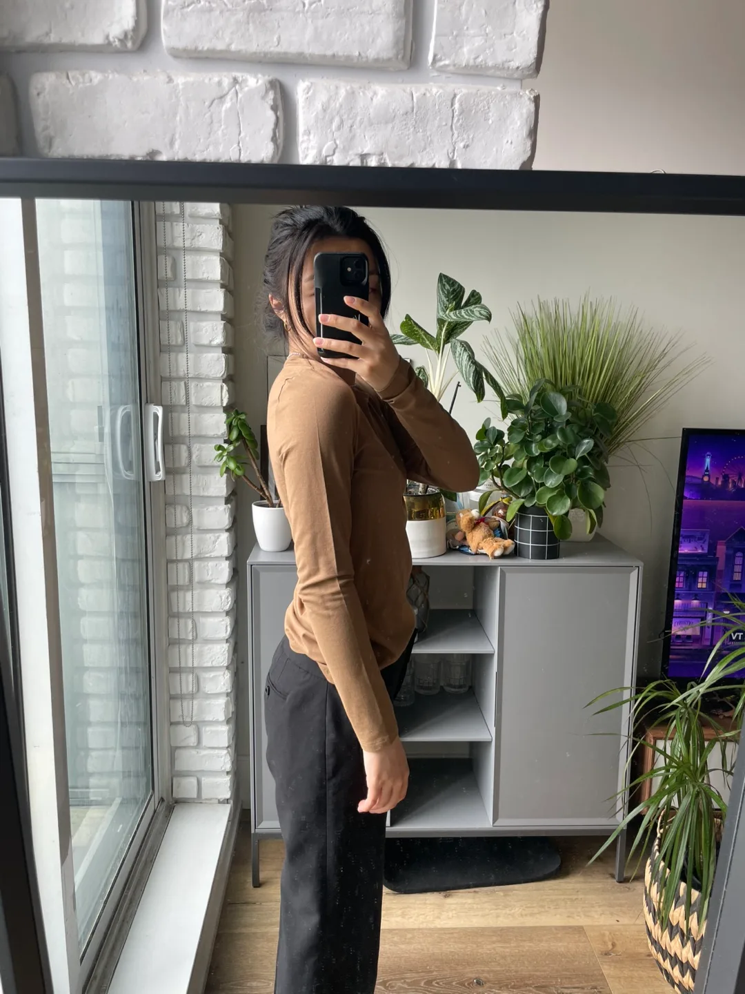 Brown Long Sleeve Shirt image indicator(4)