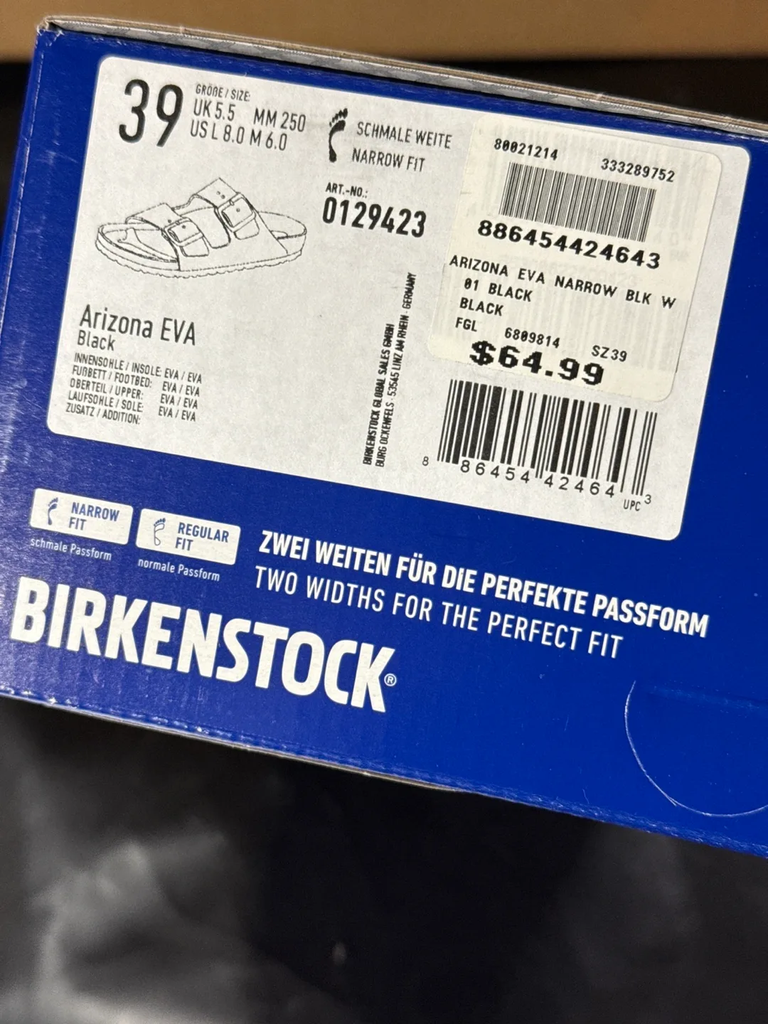 Birkenstock Arizona EVA Black Women’s - Size 39 image indicator(6)