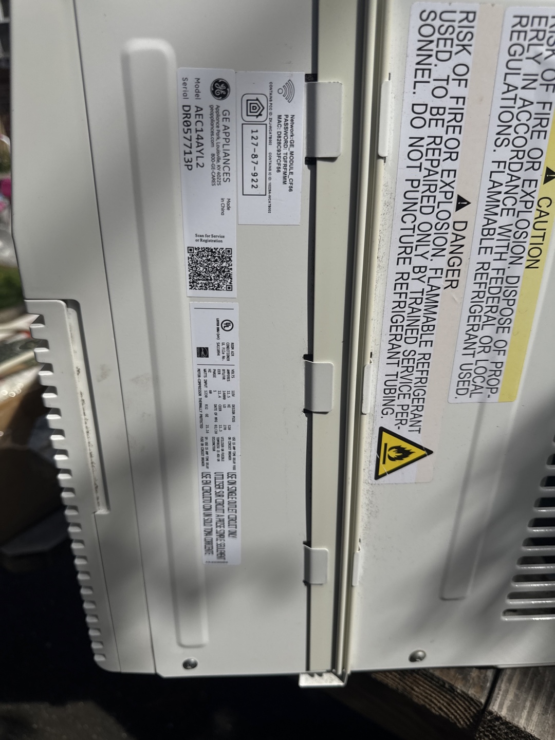 GE 14000 BTU Window Air Conditioner