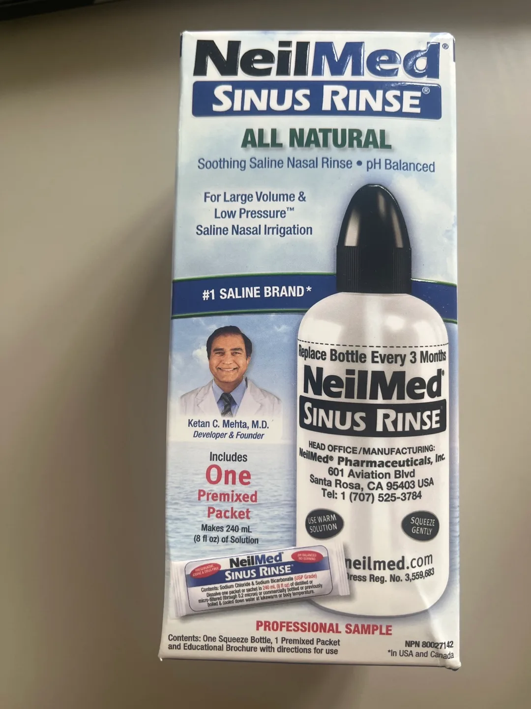 NeilMed Sinus Rinse - Professional Sample thumbnail
