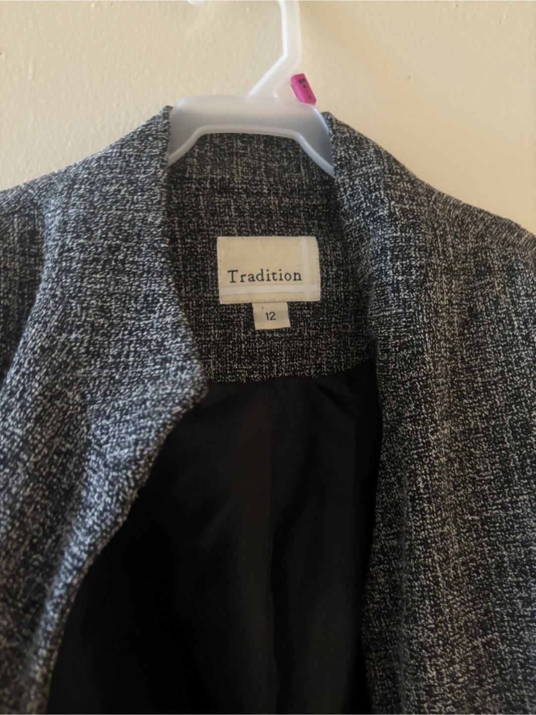 Women's Size 12 Black and Grey Jacket - photo 2