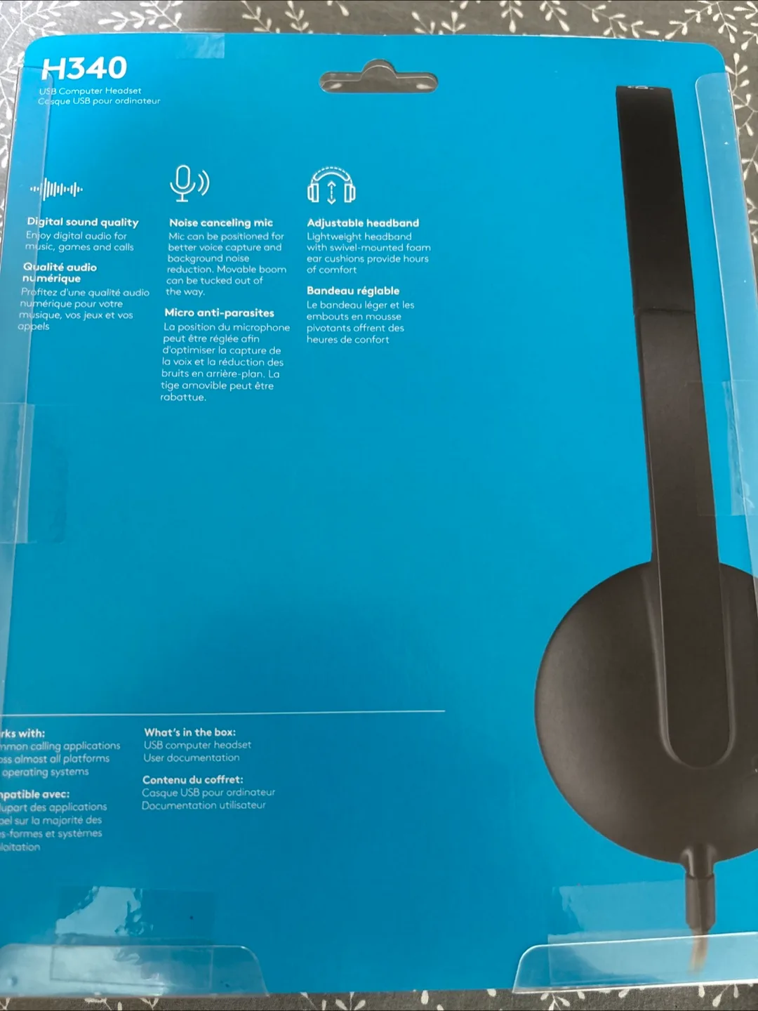 Logitech H340 USB Computer Headset - New in Box image indicator(2)