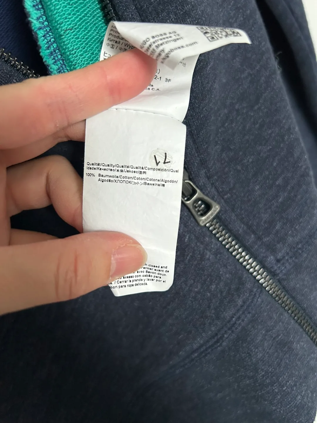 NWT Boss Men’s Cotton Zip Up - small image indicator(5)