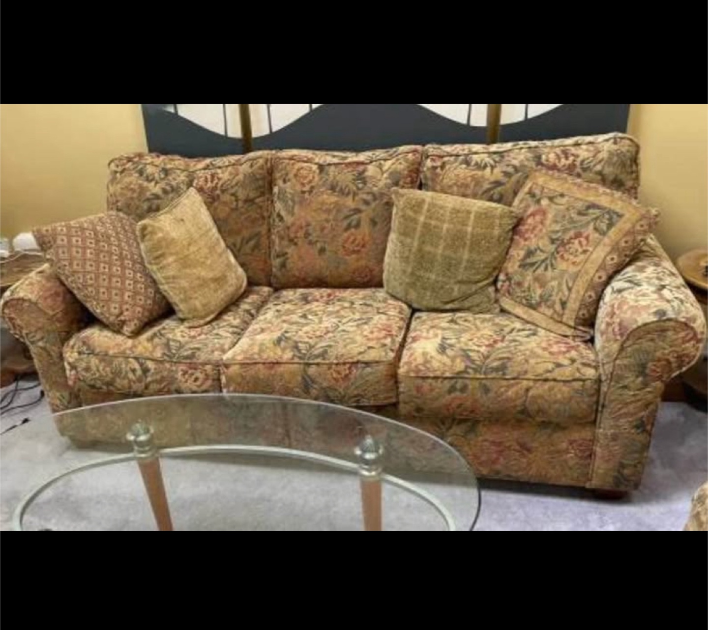 Floral patterned Sofa and Chair Set - photo 2
