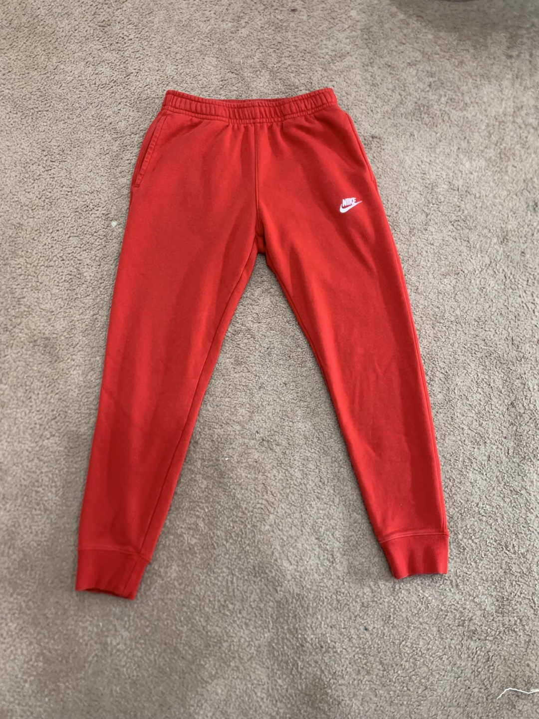 Nike Red Sweatpants - Size Small