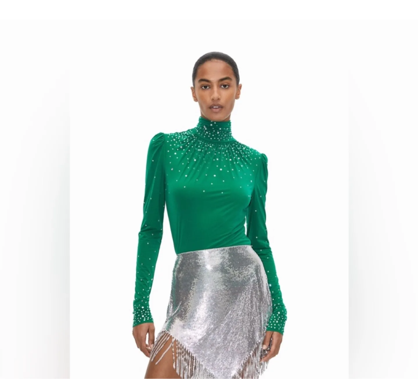 Rabanne x H&M Embellished Jersey Top NWT thumbnail