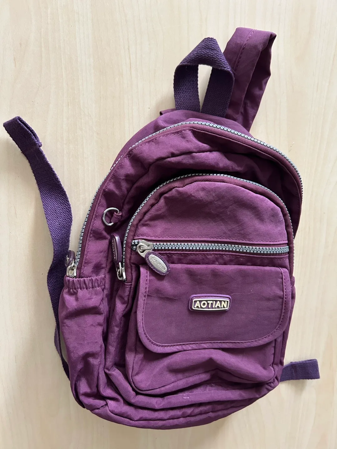 AOTIAN Purple Mini Backpack 🧡 thumbnail
