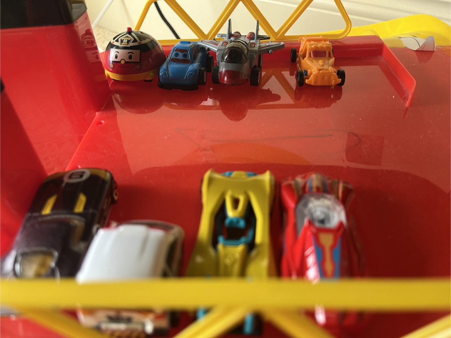 Multi-Level Toy Car Parking Garage with Cars - photo 4