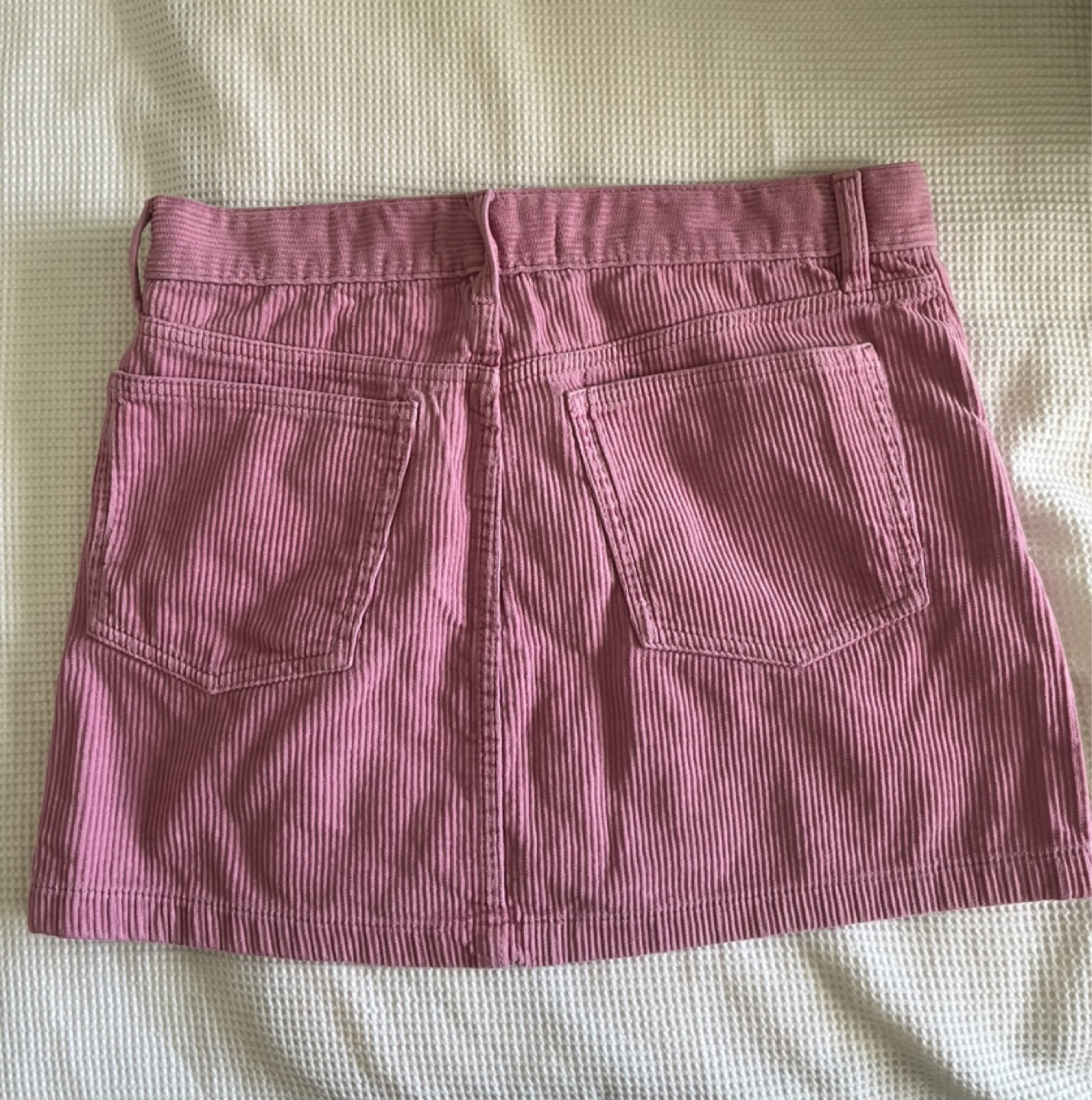 Pink Corduroy Mini Skirt - photo 2