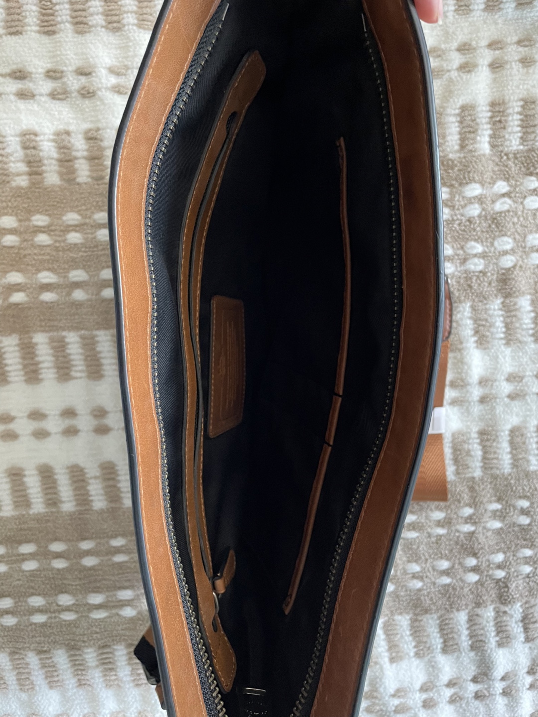 Authentic Coach Tan Leather Bag - photo 4