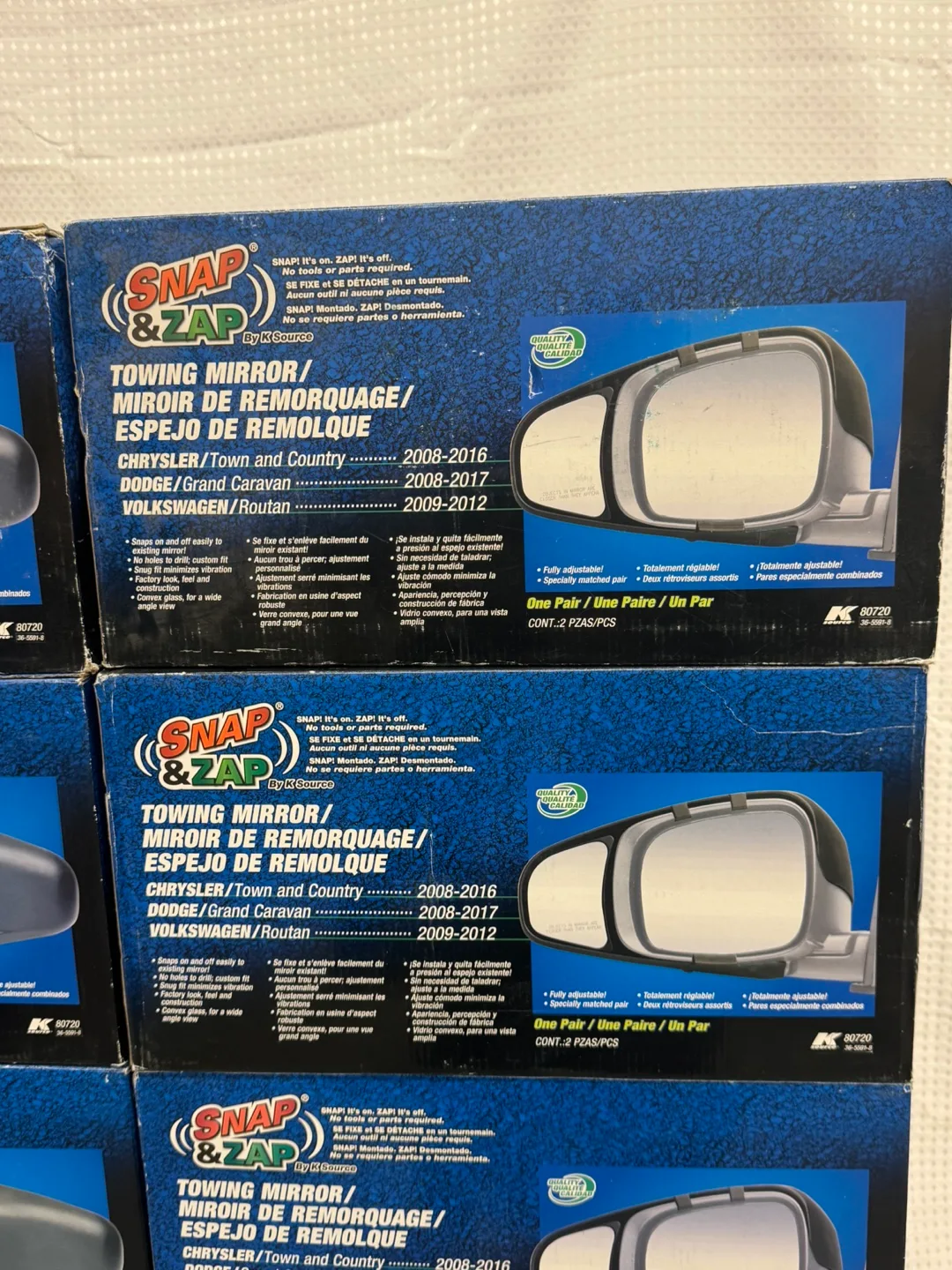 K Source 80720 Towing Mirrors image indicator(4)