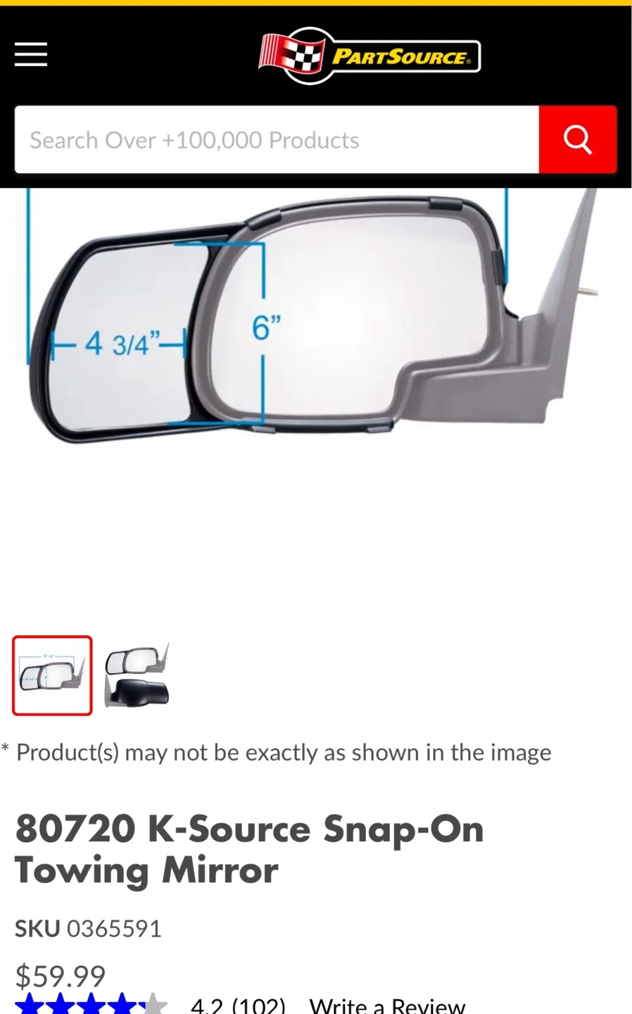 K Source 80720 Towing Mirrors image indicator(10)