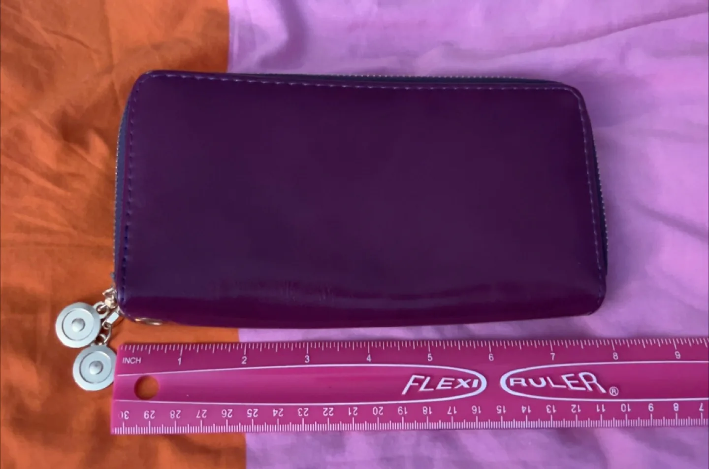 Purple Zip Around Wallet thumbnail