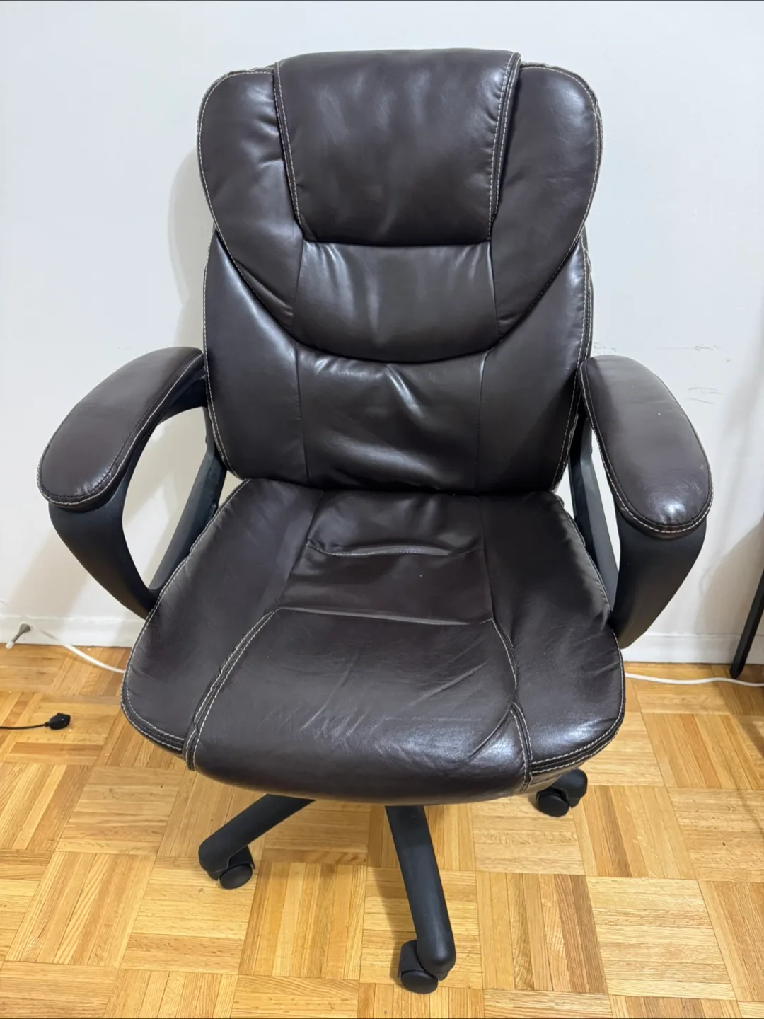 Brown Leather Office Chair thumbnail