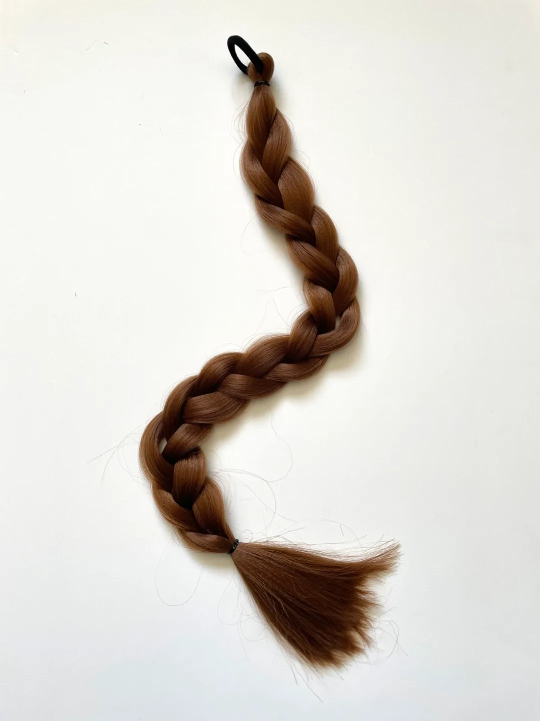 Long Brown Braided Hair Extension 26” thumbnail