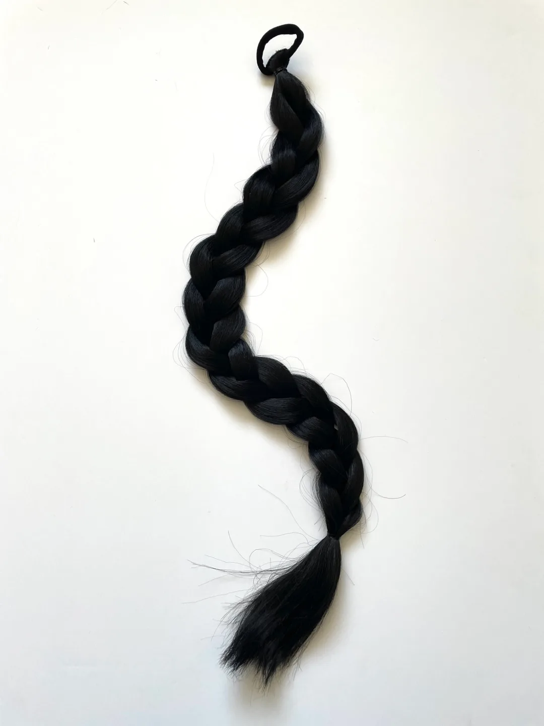 Black Braided Hair Extension 26” thumbnail
