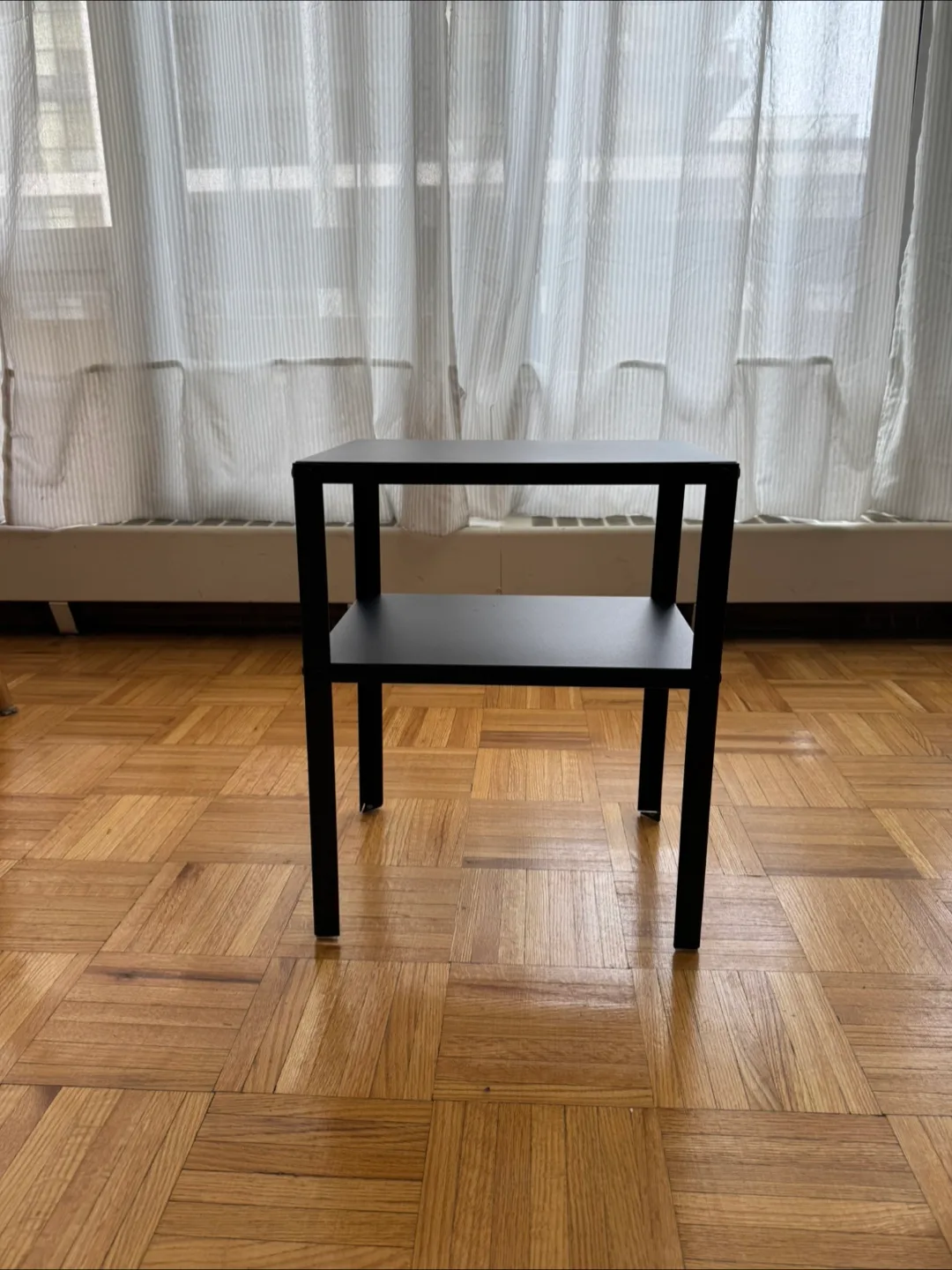 Black Two-Tier Side Table thumbnail