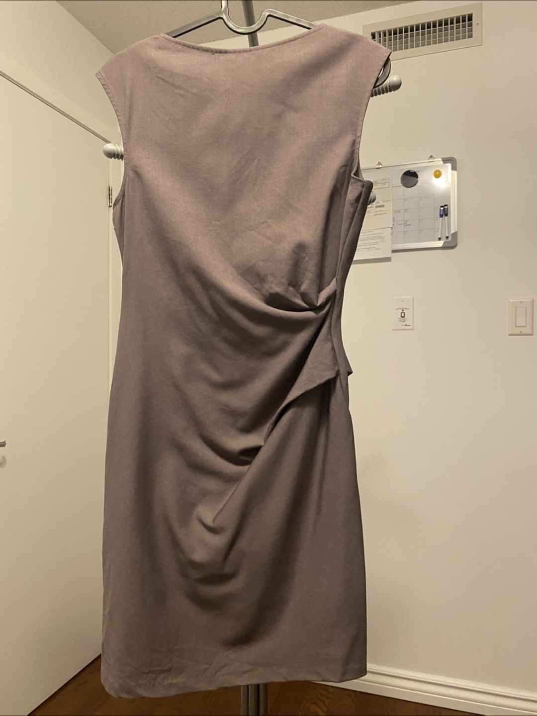 [Theory] Taupe Draped Sleeveless Dress (Size 2) - Pick Up Only - photo 2
