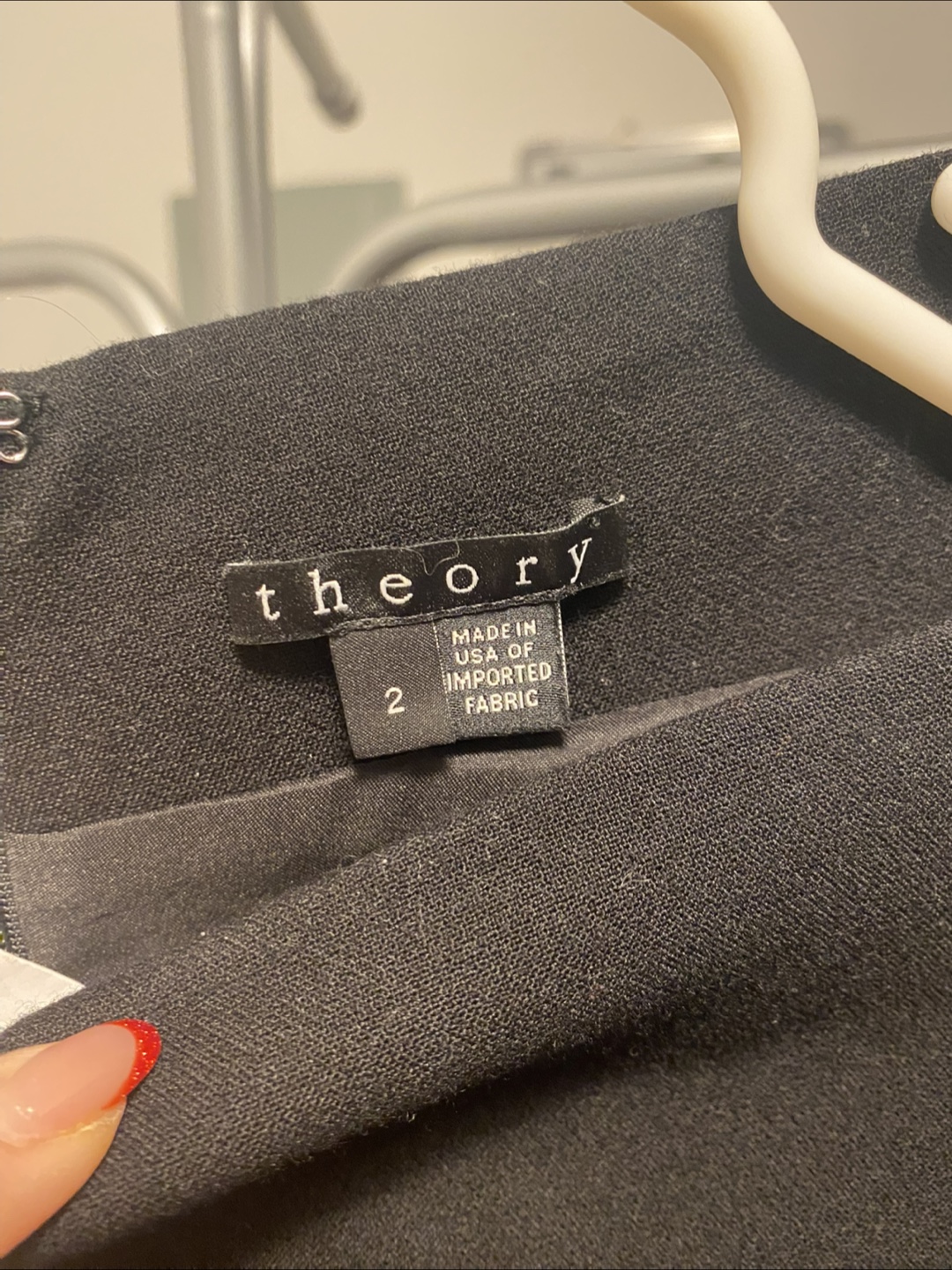 [Theory] Black Short Sleeve Midi Dress (Size 2) - Pick Up Only - photo 3