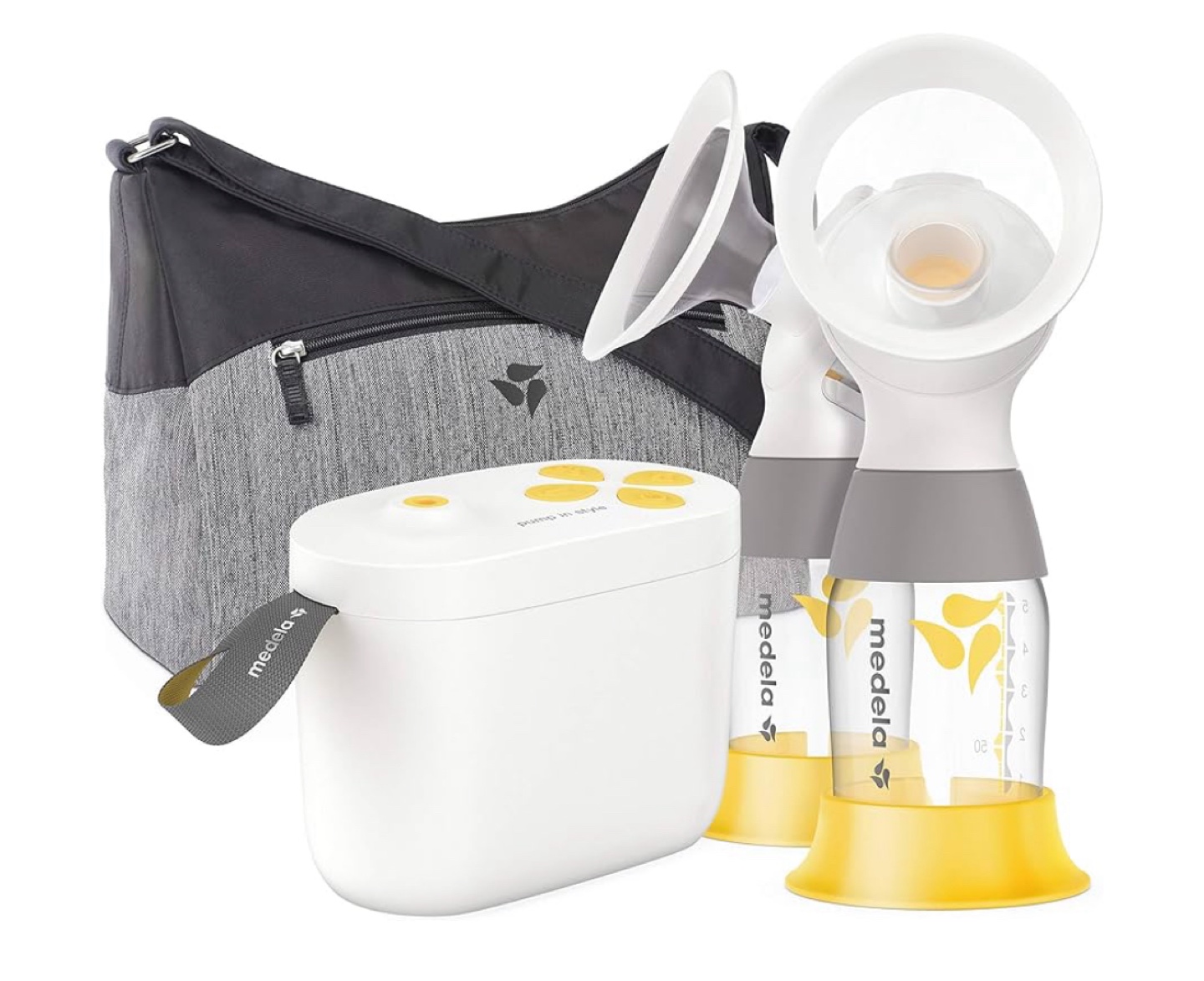 Medela pump in style max flow with unused brand new bottles $180