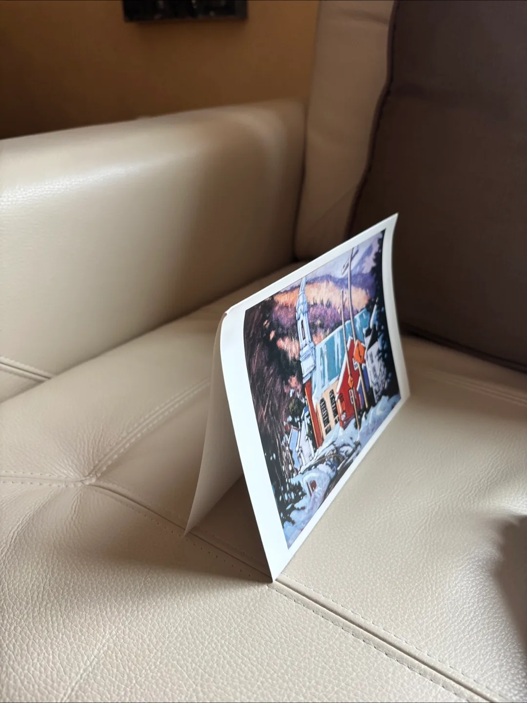 Greeting cards by Gilles Bédard winter Scene Prints image indicator(4)