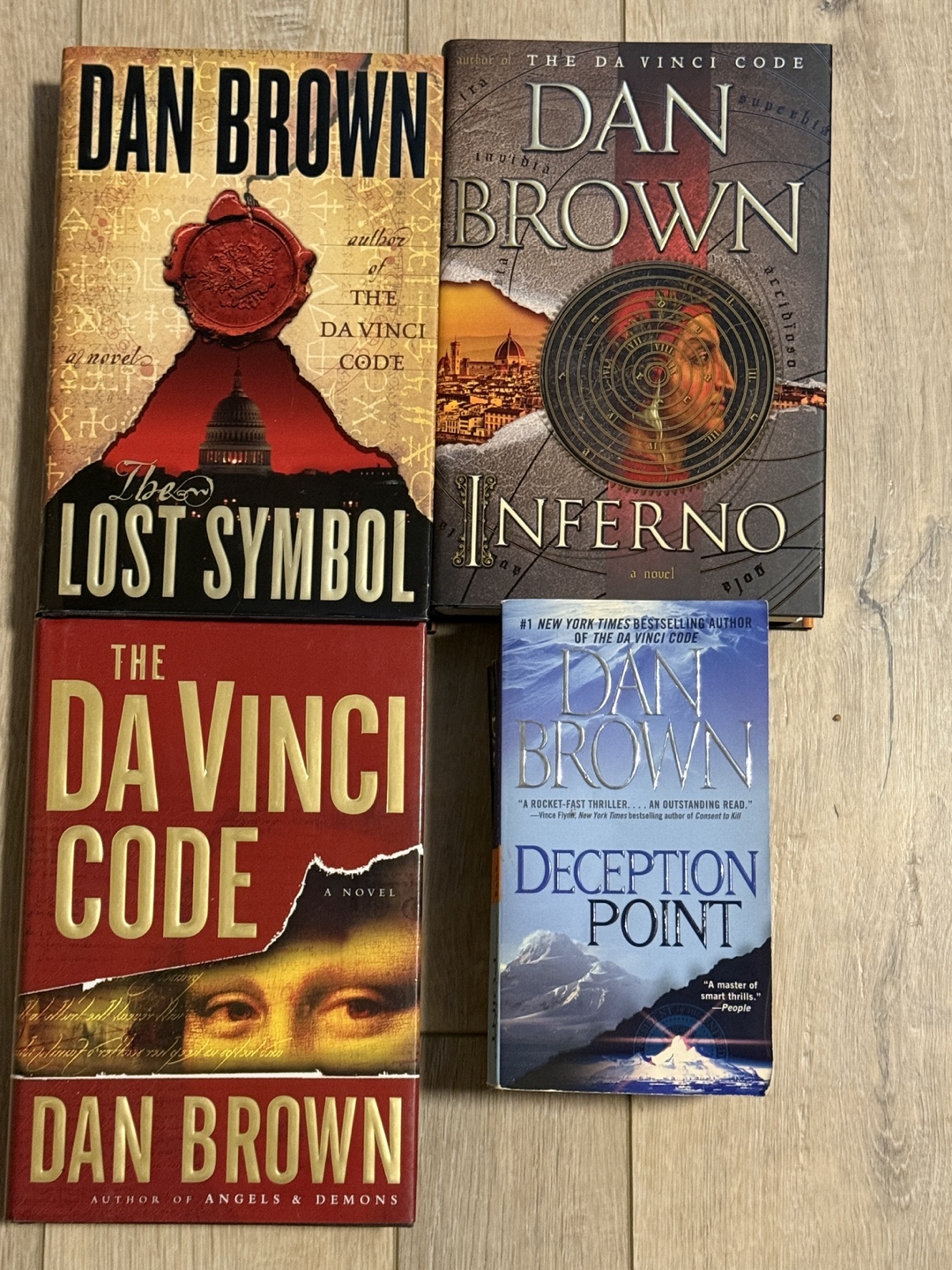 Dan Brown Novel Collection (4 Books)