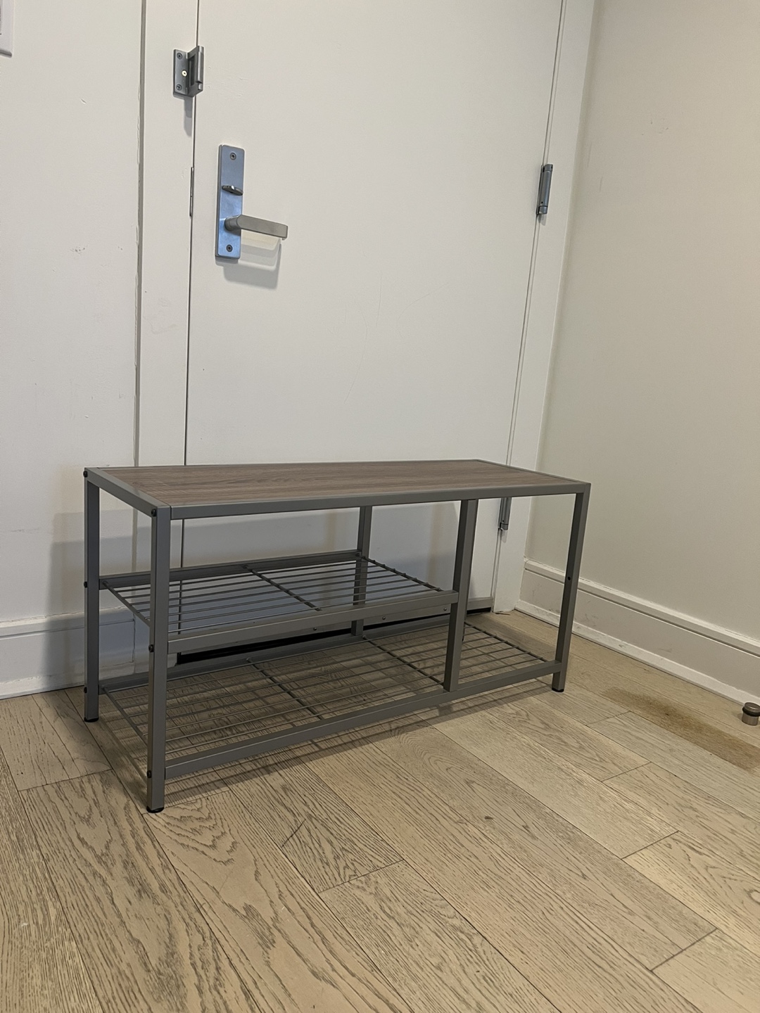 Free Entryway Shoe Rack Bench with Two Shelves - photo 2