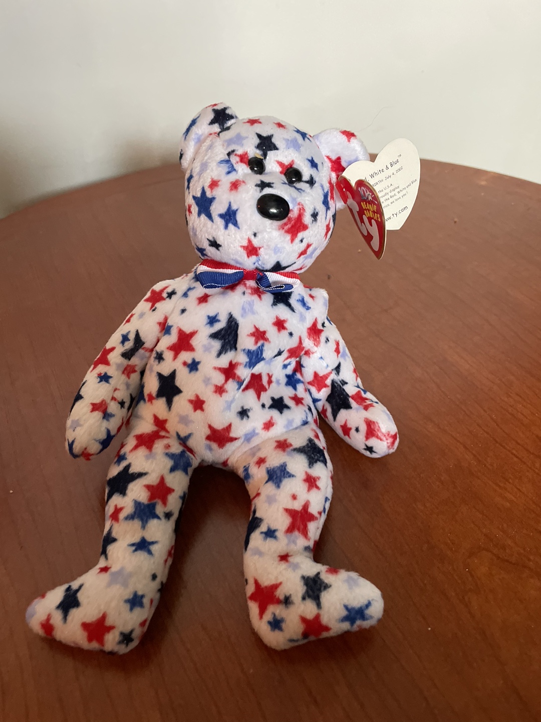 Ty Beanie Babies Red, White & Blue Bear - photo 4