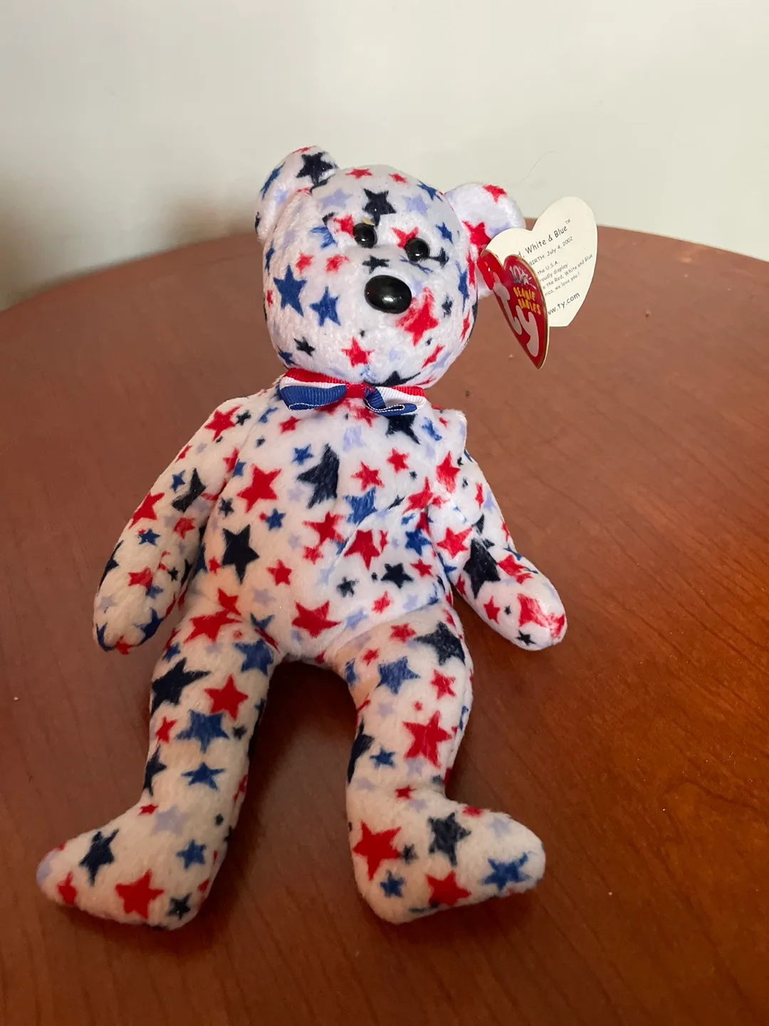 Ty Beanie Babies Red, White & Blue Bear image indicator(4)