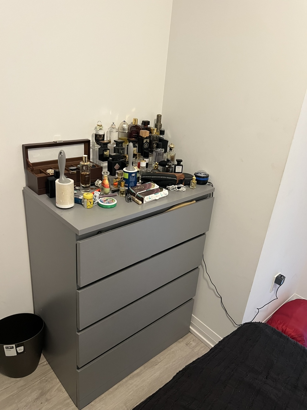 IKEA Grey-Brown 4-Drawer Chest