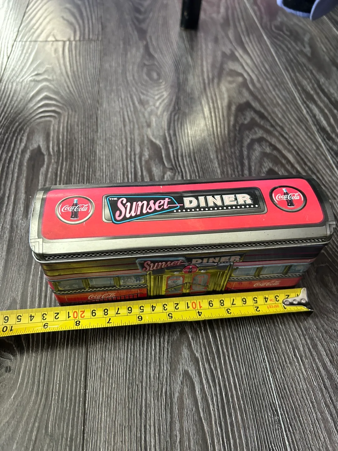 #freecycle 🧡Sunset diner coca  cola  tin image indicator(4)
