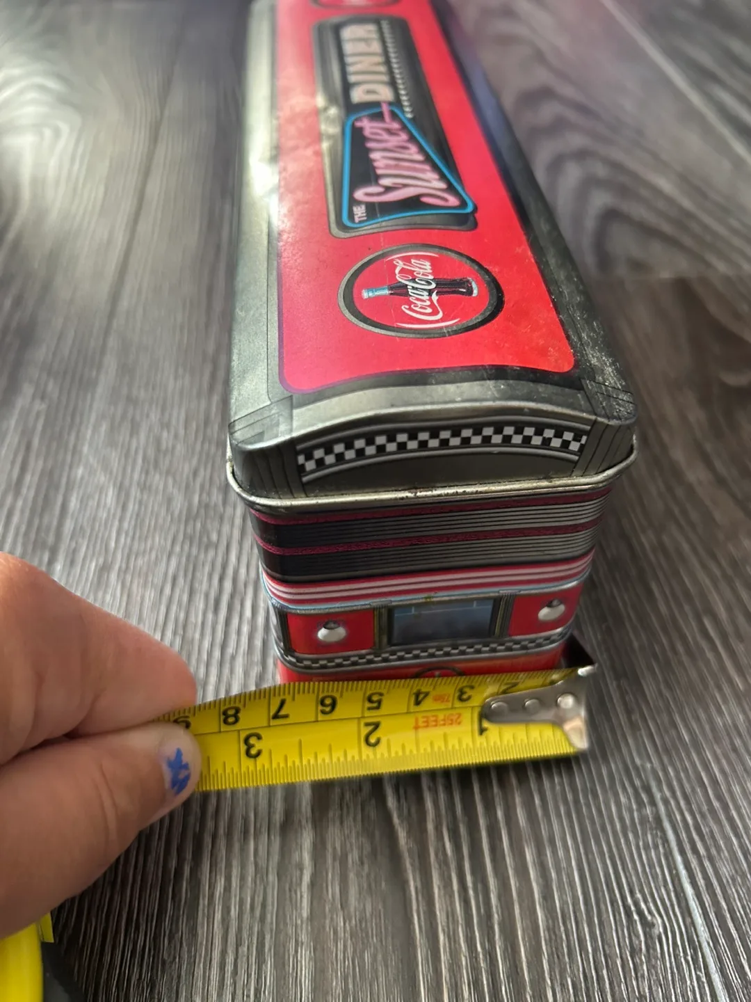 #freecycle 🧡Sunset diner coca  cola  tin image indicator(2)